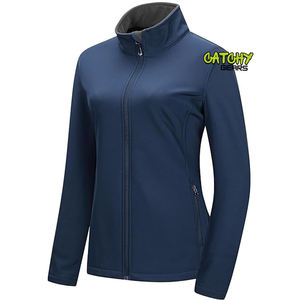 Chaqueta polar Softshell impermeable a prueba de viento para mujer de gran oferta para actividades al aire libre de invierno como pesca y senderismo - Product Image 1