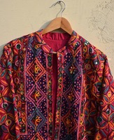 Veste Femme Bohème Ethnique Fait Main Veste Vintage Indien Boho Coton Veste Vintage Manteau Cadeau Indien Usine Prix Femmes Manteau