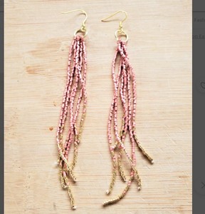 Pendientes de Borla Larga con Cuentas de Calidad Premium, Pendientes de Cuentas, Pendientes de Cuentas Pequeñas, Pendientes Colgantes - Product Image 2