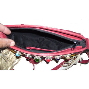 Traditional Artisanal Cotton <b>Bag</b> with Large Capacity Vintage Ethnic Appeal for Sarees Lehengas <b>Festive</b> Outfits - Product Image 5