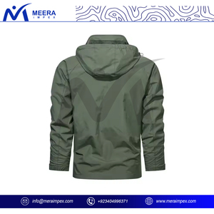 2025 veste Softshell personnalisée pour hommes manteau à fermeture éclair coupe-vent résistant à l'eau avec logo idéal pour le personnel, les équipes ou les travailleurs en plein air - Product Image 3