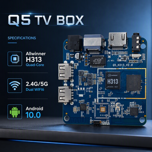 กล่องทีวี BOXPUT Q5 ชิปประมวลผล Allwinner H313 แรม 2GB ความจุ 8GB รองรับความละเอียด 4K Quad Core พร้อม WIFI6 แบบ Dual-Band บลูทูธ 5.2 ระบบปฏิบัติการ IATV Android 10 หน้าจอ UI แบบกำหนดเอง โลโก้บูต และแอปพลิเคชันติดตั้งล่วงหน้า - Product Image 4