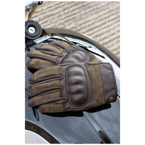 Venta al por mayor de cuero Moto Cross guantes impermeables a prueba de viento Motor montar protección pantalla táctil compatibilidad cómoda al aire libre - Product Image 2