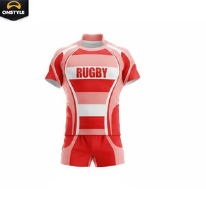 Conjunto de Rugby Personalizado para Equipos |   Pantalones Cortos Deportivos de Poliéster Transpirables, Antibacterianos y de Secado Rápido |   Ropa Deportiva al por Mayor Personalizada para Equipos - Product Image 3