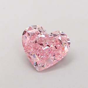 เพชรรูปหัวใจ 2.01 กะรัต VVS2 สีชมพูแฟนซี วิวิด ผลิตในห้องปฏิบัติการ - Product Image 1