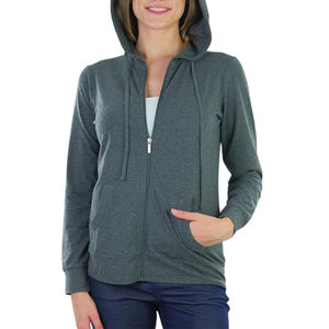 Sudadera Ligera y Transpirable con Cremallera para Mujer, 100% Algodón, Ropa Casual de Calle, Fitness y Viajes - Product Image 4