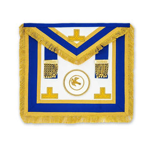 Delantal bordado a máquina Masonic Regalia Grand Master diseño personalizado bordado proveedor al por mayor delantal masónico - Product Image 2