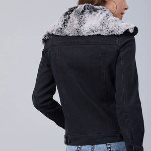 Veste en jean pour femme élégante et colorée avec logo personnalisé, 100% coton, respirante, coupe premium, automne - Product Image 5