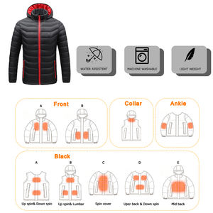 Ropa de invierno de burbuja de estilo premium de alta calidad, chaqueta de Camping cálida a la moda, ropa de hombre, chaqueta acolchada - Product Image 5