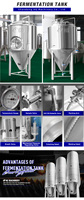 Cuve de Fermentation Bière et Vin HG 2000L & 2500L Haute Productivité Garantie 6 Ans