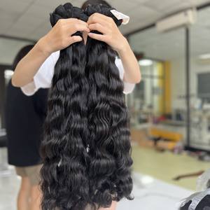 ผมต่อจากผมมนุษย์เป็นลอนธรรมชาติ100% เนื้อเนียนนุ่มสำหรับผมหยิก - Product Image 5