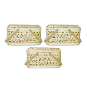 VENTA CALIENTE Exportación de Vietnam Regalos pensativos fáciles con cestas de regalo de bambú con alta calidad - Product Image 1