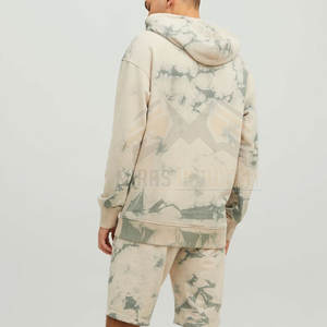 Sudadera con capucha de invierno con logotipo personalizado para hombre, sudadera deportiva teñida lisa con tinte de corbata, el mejor diseño de sublimación de bolsillo con capucha - Product Image 3