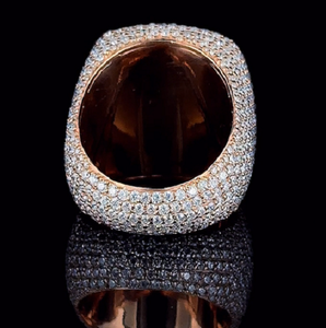 Iced Out Custom Number <b>925</b> <b>Silver</b> <b>Ring</b> Hip Hop Moissanite Diamond Luxury Statement <b>Ring</b> For Unisex Wear - Product Image 4