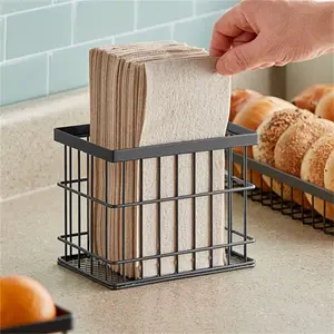 Premium Handmade Luxury Metal Basket Wooden Handle Stand Accessories Trending Multi-Purpose Modern Organizer Storage Foldable - Product Image 2