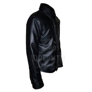 Chemises en cuir réglables de conception personnalisée Chemises en cuir de couleur unie de conception personnalisée Streetwear pour hommes à vendre Fabriqué au Pakistan - Product Image 3