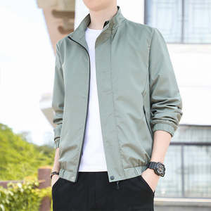 แจ็กเก็ตกันลมใส่กลางแจ้งคอตั้งสำหรับผู้ชายเสื้อสไตล์นักบินลำลองสำหรับฤดูใบไม้ผลิและฤดูใบไม้ร่วง - Product Image 3