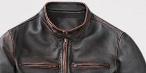 Veste en cuir véritable pour homme avec capuche en fausse fourrure doublée de coton respirant coupe-vent hiver chic vintage - Product Image 5