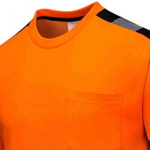 Camisetas de Seguridad de Manga Corta de Bajo Pedido Mínimo, Camiseta de Seguridad de Color Liso, Precio Económico, Camiseta de Seguridad para Uso en Exteriores - Product Image 5