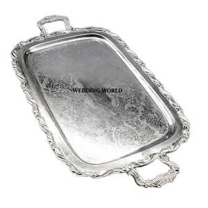 Bandeja de Chocolate de Metal con forma de Luna, plato de Chocolate de lujo de diseñador árabe, nueva bandeja de Chocolate decorativa más vendida - Product Image 3