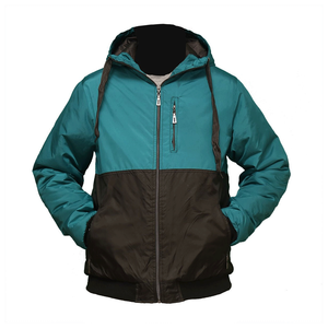 Meilleure vente conception personnalisée hommes coupe-vent veste de neige en plein air imperméable en nylon vêtements d'entraînement col montant fermeture éclair hiver course - Product Image 1
