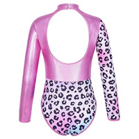 Conjunto de 2 Piezas de Ropa de Baile para Niños, Ligero, de Spandex, con Estampado Digital Personalizable, Manga Larga, para Presentaciones