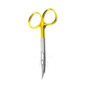 Ciseaux chirurgicaux professionnels en acier inoxydable doré de 4,5 pouces, outil manuel tranchant pour traumatologie et soins infirmiers, instrument chirurgical essentiel - Product Image 6