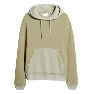 เสื้อฮู้ดดี้ดีไซน์ใหม่ ผ้าฟลีซหนานุ่ม 400gsm ทรงหลวมไหล่ตก ใส่สบายสำหรับฤดูหนาว ผลิตจากผ้าฝ้าย 100% ทรงโอเวอร์ไซส์ บ็อกซี่ฟิต สำหรับผู้ชาย - Product Image 1