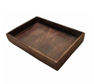 Plateau de service en bois d'acacia 3 pièces de différentes tailles 100% Plateau en bois naturel fait à la main - Product Image 6