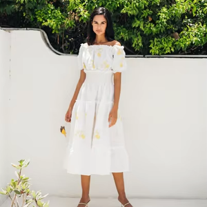 เดรสยาวสไตล์โบฮีเมียนปักด้วยมือสำหรับผู้หญิงดีไซน์พิเศษชุดเดรสยาวสไตล์ยูเครน Ethno เก๋ไก๋ - Product Image 1