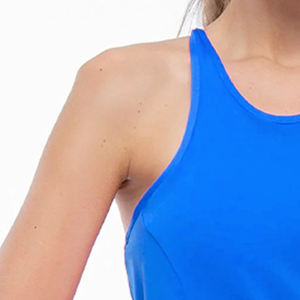 Vestidos de tenis para mujer y sujetador con cuello en V Racerback vestido Atlético ropa de verano ejercicio activo entrenamiento Golf sujetador cuello en V deportes - Product Image 4