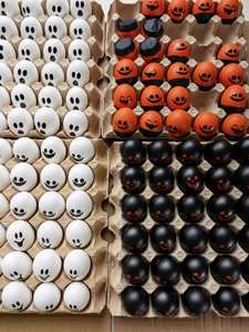 Cascaregg Huevos de Confeti de Halloween, Cascarones de Huevo Real, Confeti de Papel Ecológico Colorido para la Diversión en Fiestas - Product Image 5