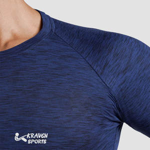 Camisas de compresión para hombre con cuello redondo a precio competitivo/100% camisas de compresión transpirables para hombre - Product Image 5