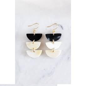 Boucles d'oreilles en corne de buffle pour femmes, fabrication artisanale de haute qualité, vente chaude, bijoux en corne de buffle naturelle écologiques - Product Image 3