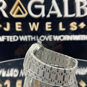 Montre pour homme en quartz carré avec moissanite, entièrement sertie de diamants, luxe, mode, édition limitée, diamant VVS, bling pour un style ultime, vente en gros - Product Image 3