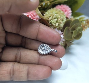 2 Carat Poire Coupe Lab Grown Diamond Pendentif Femme Solide Or 10K/14K/18K Bijoux fins Vente en gros Pendentifs de mariage - Product Image 4