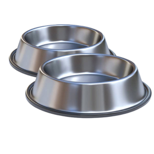 ชามสำหรับสัตว์เลี้ยงทำจากสแตนเลสเกรดดีสำหรับสุนัขส่งออกจากอินเดีย - Product Image 1