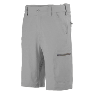 Pantalones cortos de pesca bordados personalizados para hombre, impermeables, transpirables, para exteriores, con cordón, logotipo medio incluido - Product Image 3