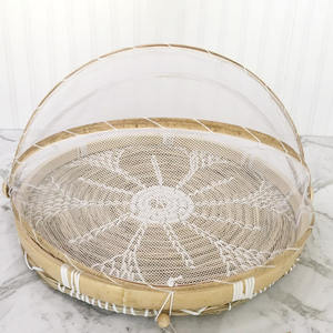 Best pick woven seagrass food <b>covers</b> for fruits <b>cakes</b> protection straw sea grass foods tent - Product Image 4
