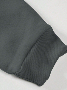 Sudadera Personalizada con Cuello Redondo, Hombros Caídos, Logotipo Impreso Personalizado, Venta al Por Mayor, Sudaderas Básicas para Hombre - Product Image 4