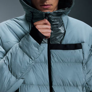 Zipper Front Puffer <b>Jacket</b> <b>Men</b> Stylish Thick <b>Padded</b> Winter Outerwear Trendy Casual Warm <b>Lightweight</b> Travel Coat - Product Image 2