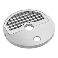 PS14 Handmatige Metalen Kubus Snijdisc voor Fruit en Groenten Premium Groentegereedschap Vaatwasmachinebestendig Roestvrijstalen Messen