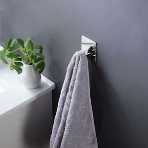 Stainless Steel Adhesive <b>Hooks</b> & <b>Rails</b> for Bedroom or Kitchen Wall Use With Water Proof Shower <b>Hooks</b> - Product Image 2