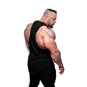 Nueva marca de verano, camisetas sin mangas de algodón para hombres, chaleco deportivo para Fitness, camiseta sin mangas con tirantes, camiseta interior para correr, uso en el gimnasio - Product Image 4