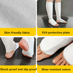 Espinilleras Ligeras de Neopreno para Práctica y Entrenamiento en el Gimnasio - Protección para Piernas Fácil de Usar - Product Image 3