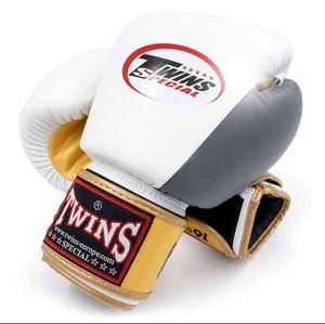 Guantes de Boxeo y Muay Thai Twins Pro de Cuero Genuino de Alta Calidad, Agarre Antideslizante, Correa Ajustable, Guantes de MMA - Product Image 1