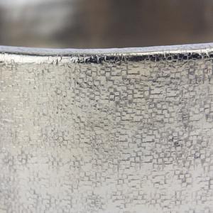 Macetas redondas de metal bajo doradas y plateadas, jarrones de flores de hierro texturizado para decoración de sala de estar y dormitorio - Product Image 2