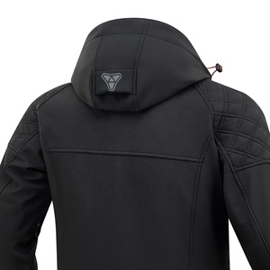Veste Softshell pour moto, imperméable, respirante, équipement de protection pour les motards livreurs, couleur et logo personnalisables - Product Image 6