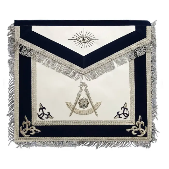 Wholesale Handmade Embroidery Craft Masonic Leather Apron beautiful regalia Holiday Decoration Gift