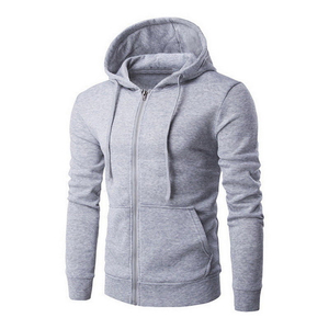 Sweat à capuche zippé de haute qualité en polaire personnalisé pour hommes, sweat à capuche chaud et moelleux pour femmes et hommes avec poche personnalisé unisexe - Product Image 1
